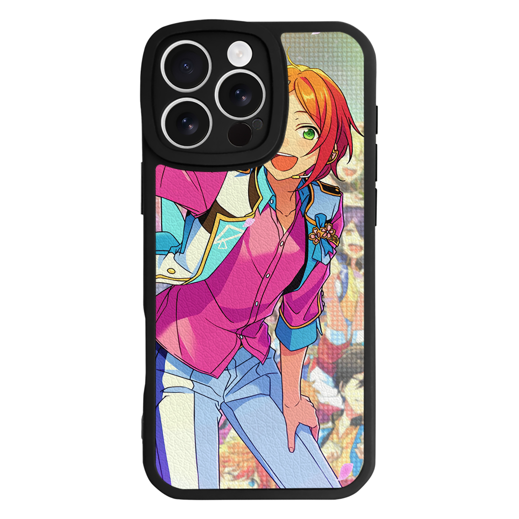 （画像用） あんさんぶるスターズ! Ensemble Stars 【iPhone 16シリーズ対応】シリコンスマホケース（レザー調） 材質：シリコン